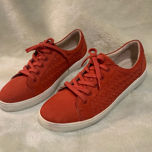 Hotter “Brooke” red leather sneakers size 11 - Picture 5 of 8